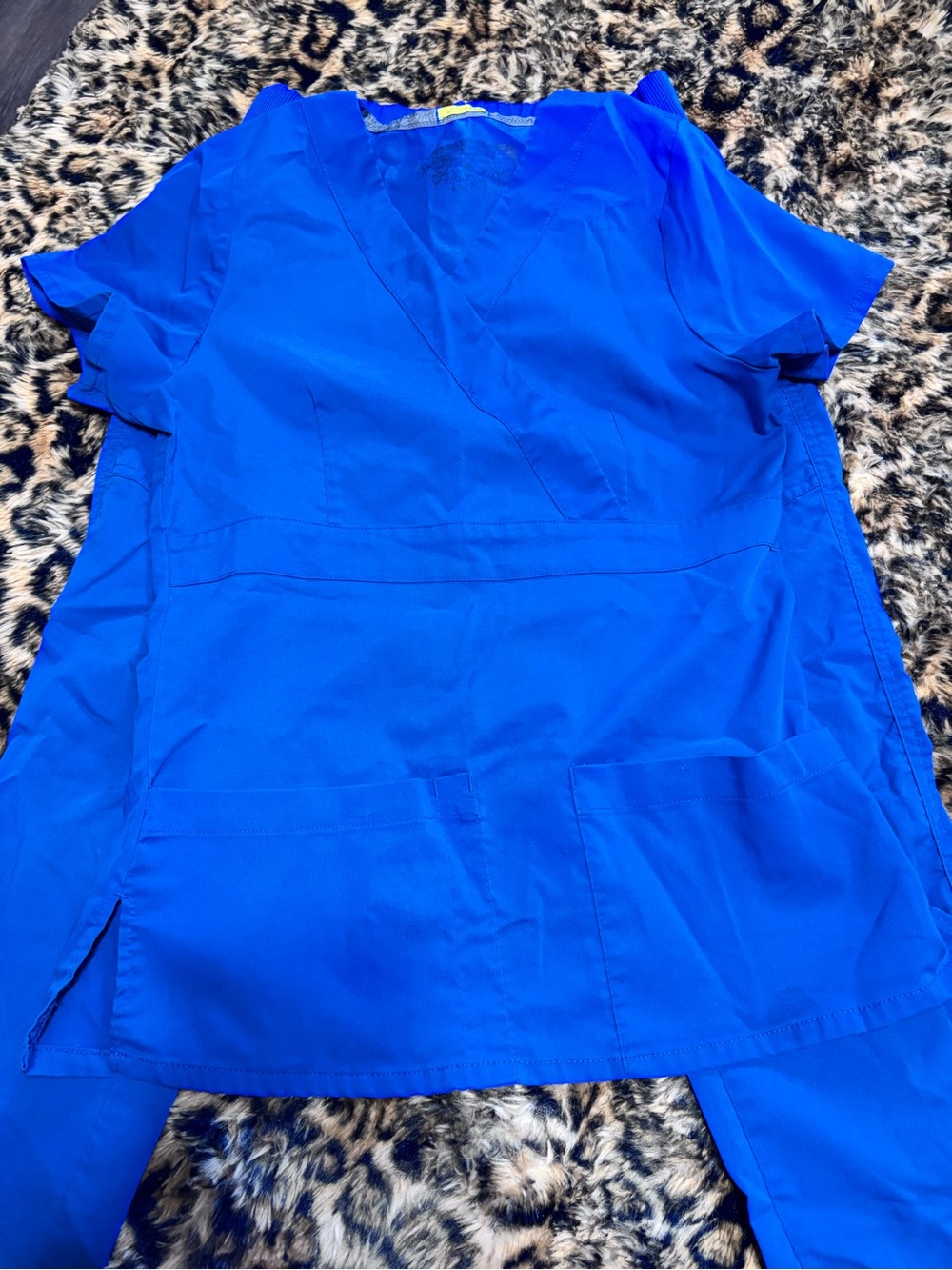 Epic Threads Royal Blue Scrub Top